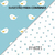 Decoração usando Papel de Parede Passarinhos Azul Infantil com Glitter  4005 e Papel de Parede Coração Azul Infantil 4021 - Coleção Fofura Baby | 10 metros | Cola Grátis - Ciça Braga