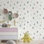Quarto infantil decorado com Papel de Parede Infantil Cactos Cinza - Coleção Fofura Baby 4011 | 10 metros | Cola Grátis - Ciça Braga