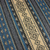 Detalhes da estampa do Papel de Parede Listrado Étnico Azul e Bege com Brilho Glitter - Coleção Grace 4 401502 - Kantai | 10 metros | Cola Grátis - Ciça Braga