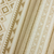 Outros detalhes do Papel de Parede Listrado Étnico Bege com Brilho Glitter - Coleção Grace 4 401504 - Kantai | 10 metros | Cola Grátis - Ciça Braga