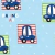 Papel de Parede Carros Azul Claro - 10 metros | 223402 - Ciça Braga