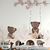 Quarto infantil decorado com o Painel de Parede Ursinhos Rosa - Coleção Memórias de Infância - MI201019 | Tamanho Personalizado - Venda por Metro Quadrado | Cola Grátis - Ciça Braga