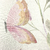 Outros detalhes da estampa do Painel de Parede Borboletas e Flores Off-White - Coleção Memórias da Infância - MI201033 | Tamanho Personalizado - Venda por Metro Quadrado | Cola Grátis - Ciça Braga