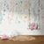 Decoração de quarto com o Painel de Parede Cortina de Flores Infantil - Coleção Memórias de Infância - MI201044 | Tamanho Personalizado - Venda por Metro Quadrado | Cola Grátis - Ciça Braga