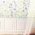 Quarto decorado com o Painel de Parede Florido Infantil - Coleção Memórias de Infância - MI201048 | Tamanho Personalizado - Venda por Metro Quadrado | Cola Grátis - Ciça Braga