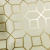 Detalhes do Papel de Parede Formas Geométricas Bege e Dourado - 10 metros | 1974 - Ciça Braga