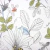 Papel de Parede Floral Verde, Azul e Cinza - Coleção Valence 1533 | 9,5 metros | Cola Grátis - Ciça Braga