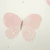 Mais detalhes da estampa do Papel de Parede Borboletas Rosa e Bege com Brilho - Coleção Toulon PDI9621 | 10 metros | Cola Grátis - Ciça Braga