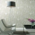 Sala decorada por Papel de Parede Letras Cinza Claro e Branco - Risky Business - Americano Lavável | 4274 - Ciça Braga