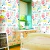 Quarto infantil de menina decorado por Papel de Parede Menina Azul e Colorido - Stone Age Kantai - Importado Lavável | 601501 - Ciça Braga