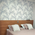 Quarto decorado com o Papel de Parede Galhos Azul e Branco - 10 metros | 45003 - Ciça Braga