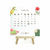 Calendário de Mesa 2025 Flores - 12x12cm