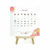 Calendário de Mesa 2025 Flores - 12x12cm - loja online
