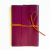 Caderno Com Pauta 14x21 - Couro - Rosa - comprar online