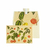 Cartão em formato 13x9 com ilustrações de pitangas em tons de laranja e amarelo, apresentando folhas verdes ao fundo.