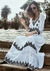 Vestido White and Black 66006 - Vars