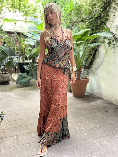 Vestido de Seda 64851