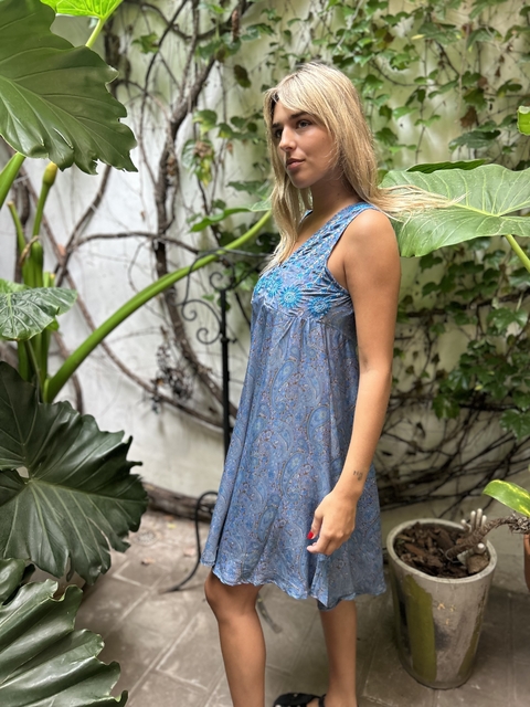 Vestido Corto de Seda66712
