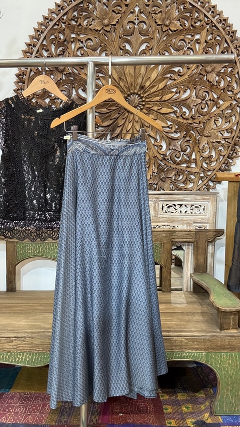 Pollera de Seda 64826G - comprar online