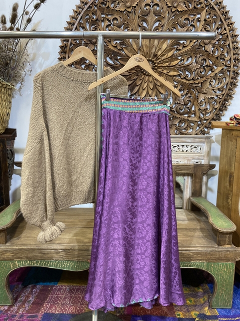 Pollera de Seda 64826M - comprar online