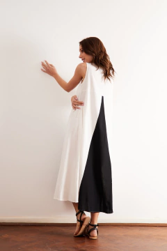 Vestido Bi Color 68432