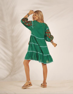 Vestido Bordado Green 68690 - comprar online