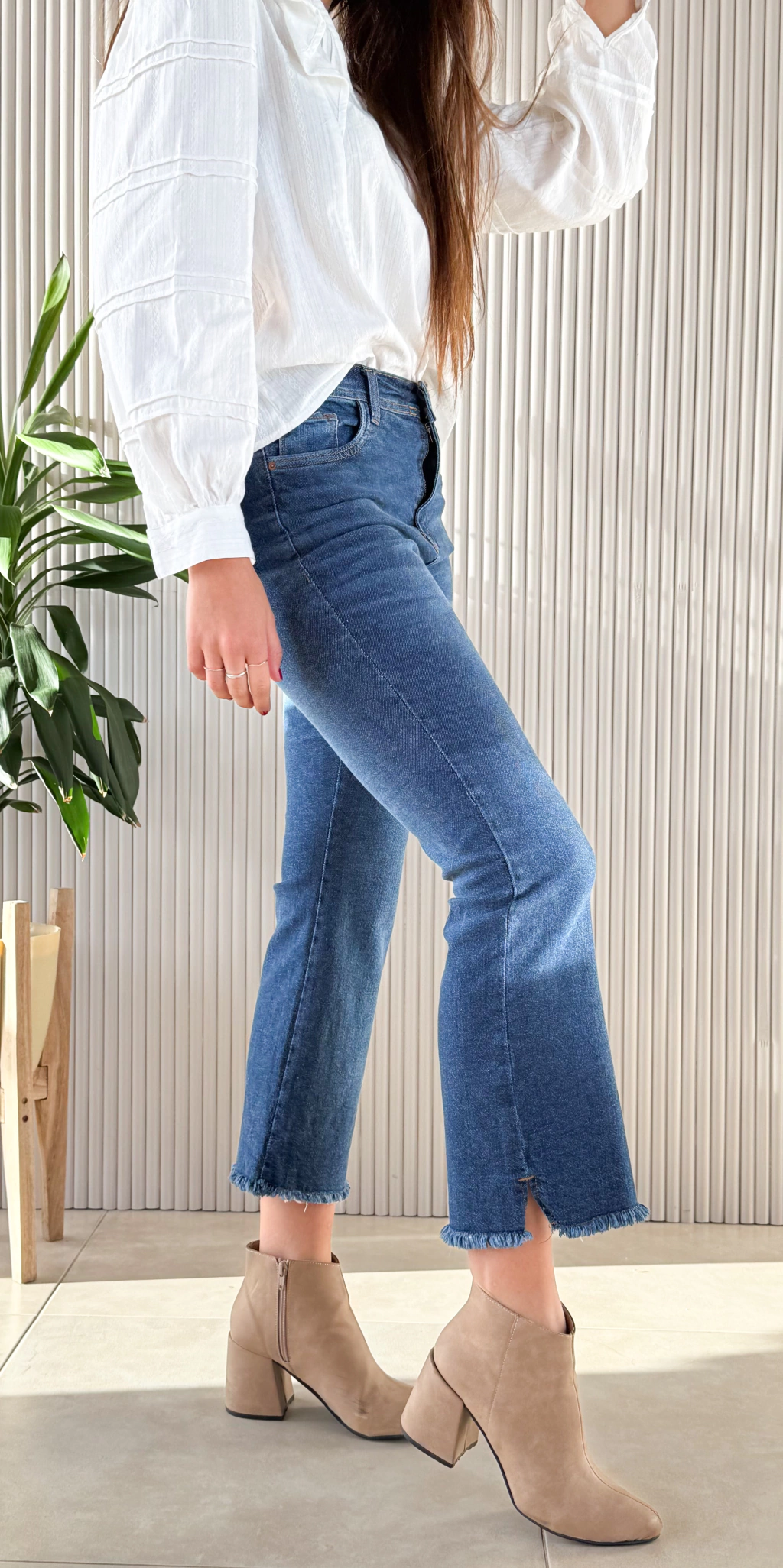 Jean crop Cata celeste