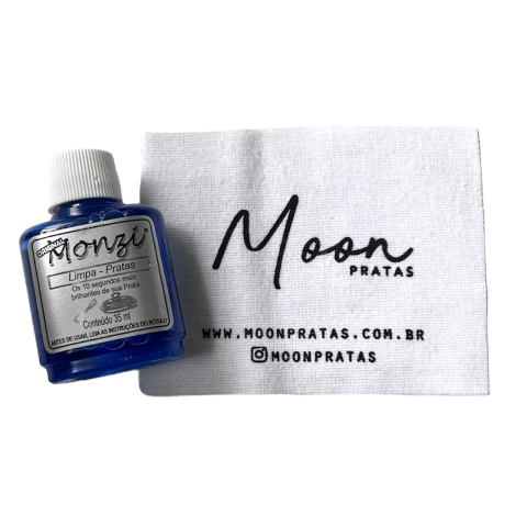 Kit limpa prata - Flanela mágica e Monzi