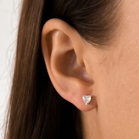 Brinco coração 5mm