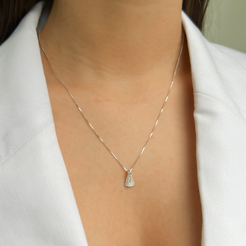 Gargantilha Nossa Senhora Cravejada