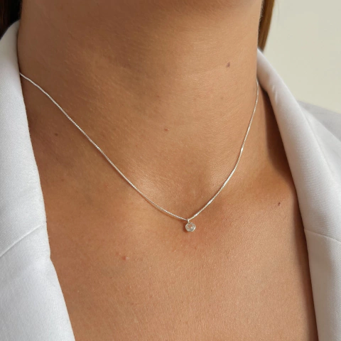 Gargantilha ponto de luz 4mm