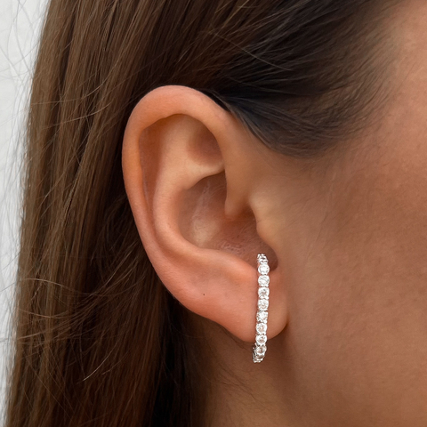 Brinco Ear Hook Cravejado - comprar online