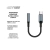 Adaptador de Audio TIPO C (Macho) a 3,5mm (Hembra) 4C - Ideal para conectar Auriculares o parlantes 3,5mm en USB C En Caja - Skyway