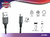 Cable Tipo C - Usb - 3 Amper Mallado + FIchas Metalicas - Datos - Carga Rápida - SKYWAY - comprar online