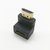 Ficha Adaptador HDMI (macho) A HDMI (hembra) Codo 90 Grados - AD7 - SKYWAY