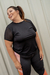 Remera Fit Negra - reversiva
