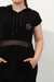 Vestido Microtul NEGRO - comprar online
