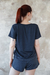 Remera Cool Basic NEGRO MELANGE - reversiva