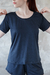 Remera Cool Basic CELESTE - reversiva
