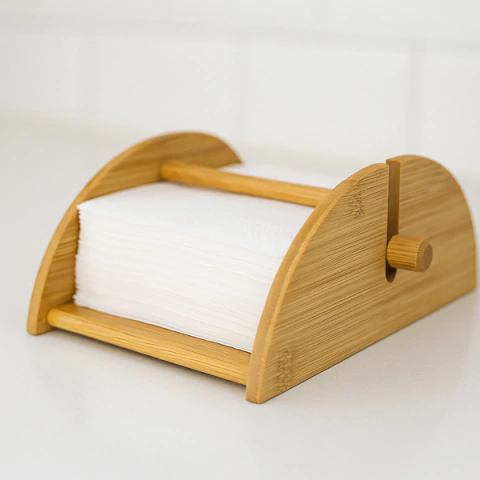 SERVILLETERO DE MADERA BAMBOO