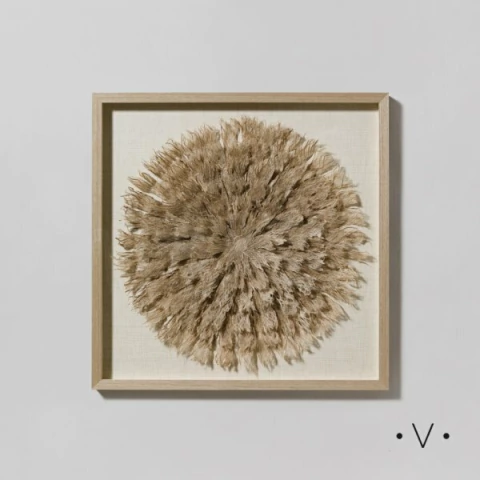 CUADRO BARK ROUND 60X60CM