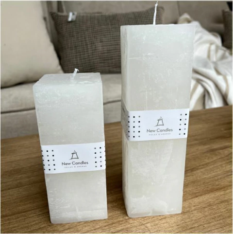 VELA CUBO BLANCA PERFUMADA