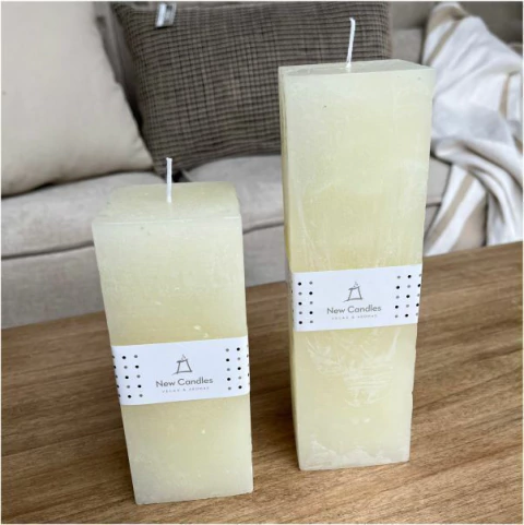 VELA CUBO MANTECA PERFUMADA