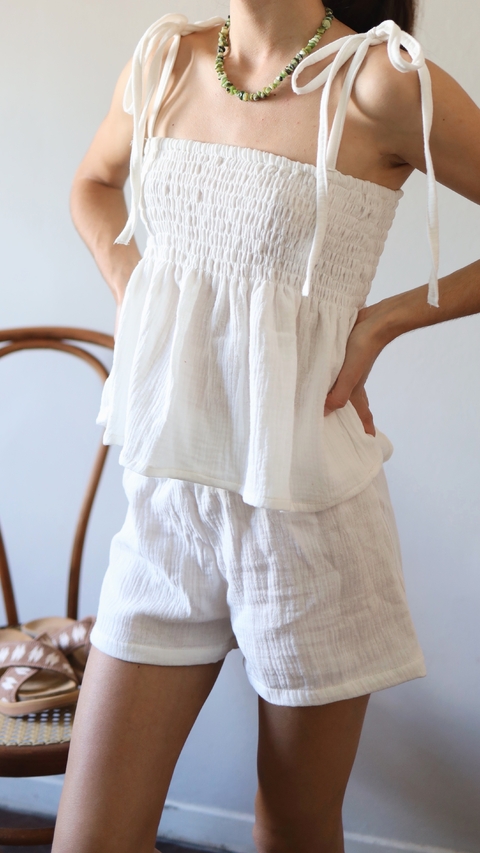 SHORT MARROQUI | blanco