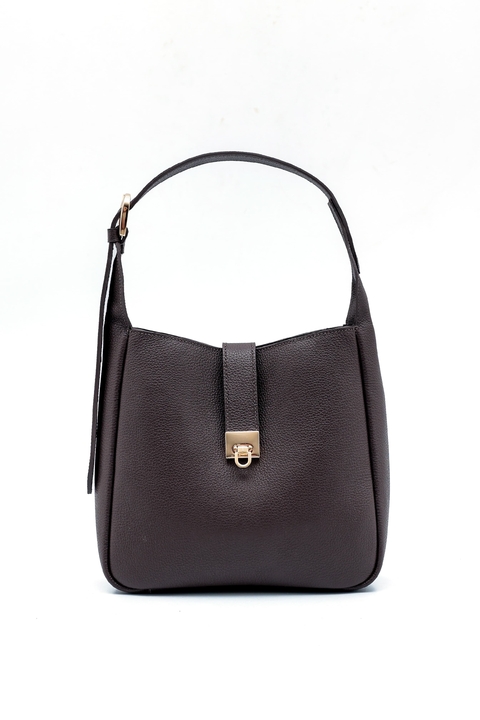 Bolsa de Couro - Jade - Mocca - comprar online