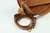 Bolsa de Couro - Malu - Camel Camurça - comprar online