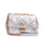 Bolsa de Couro Crys Prata