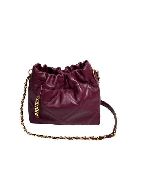 Bolsa de Couro Anne - Vinho (Pré venda) 28/01/26 - comprar online