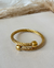 PULSEIRA BRACELETE CORRENTE RIGIDA DOURADO - comprar online