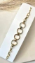 Pulseira Elos com Detalhe Geométrico